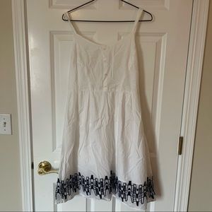 Old Navy White Linen Dress